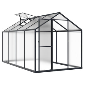 Polycarbonate Greenhouse Aluminum Frame Greenhouse with Adjustable Roof Vent