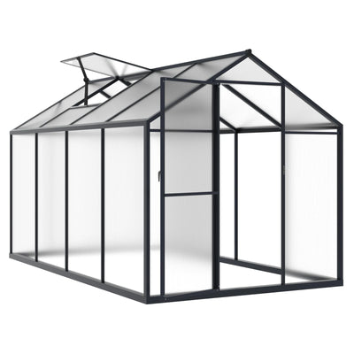 Polycarbonate Greenhouse Aluminum Frame Greenhouse with Adjustable Roof Vent