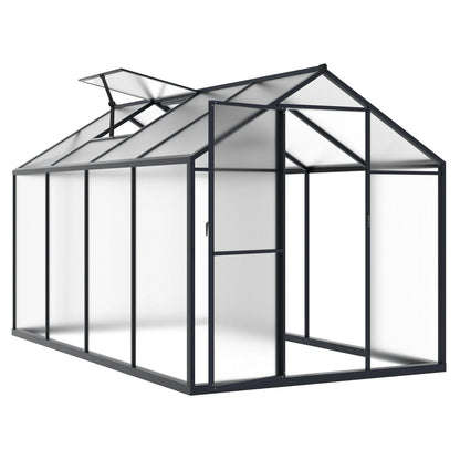 Polycarbonate Greenhouse Aluminum Frame Greenhouse with Adjustable Roof Vent